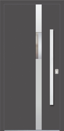 ALUMINUM DOORS - PVC logi, koka logi, plastikāta logi Rīgā, PVC durvis